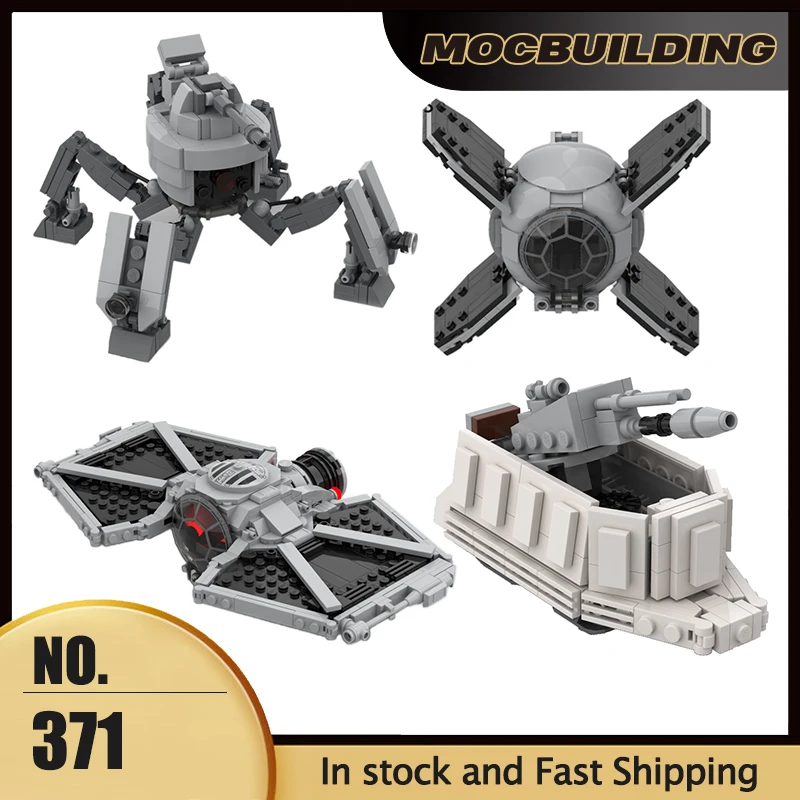 Star Movie TIE Imperial Starfighter MOC Building Block Anti Tank DIY Assembly High-Tech Bricks Children Toys Xmas Gifts