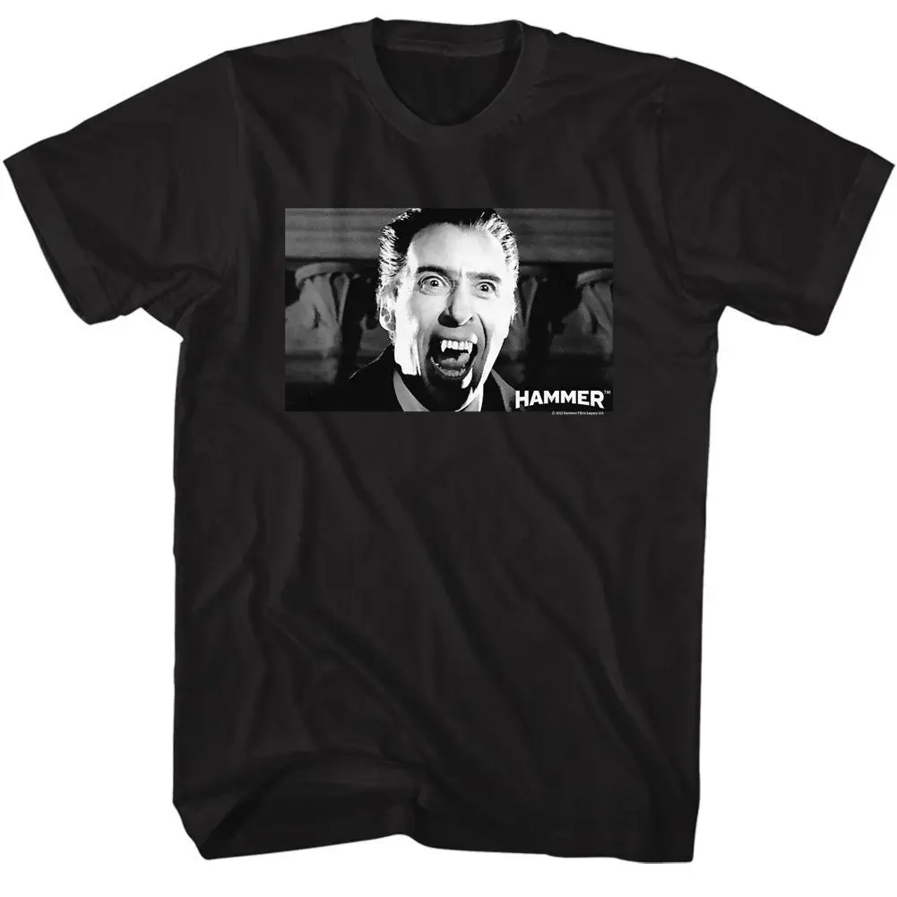 Hammer Horror Angry Dracula Black T Shirt