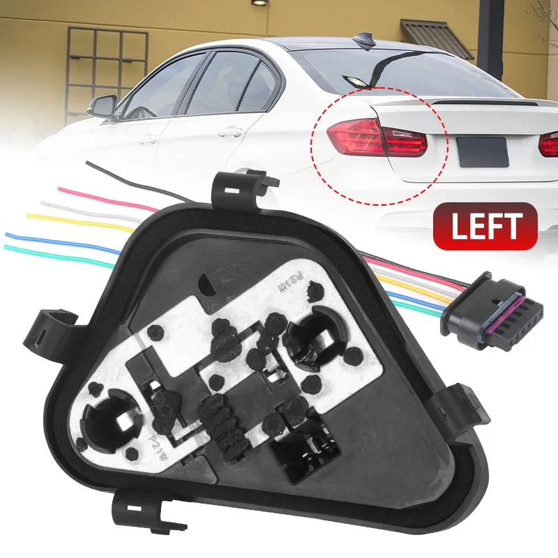 

Left Outer Tail Light Bulb Socket + Wiring For BMW 3 Series F30 F80 OE# 63217313043