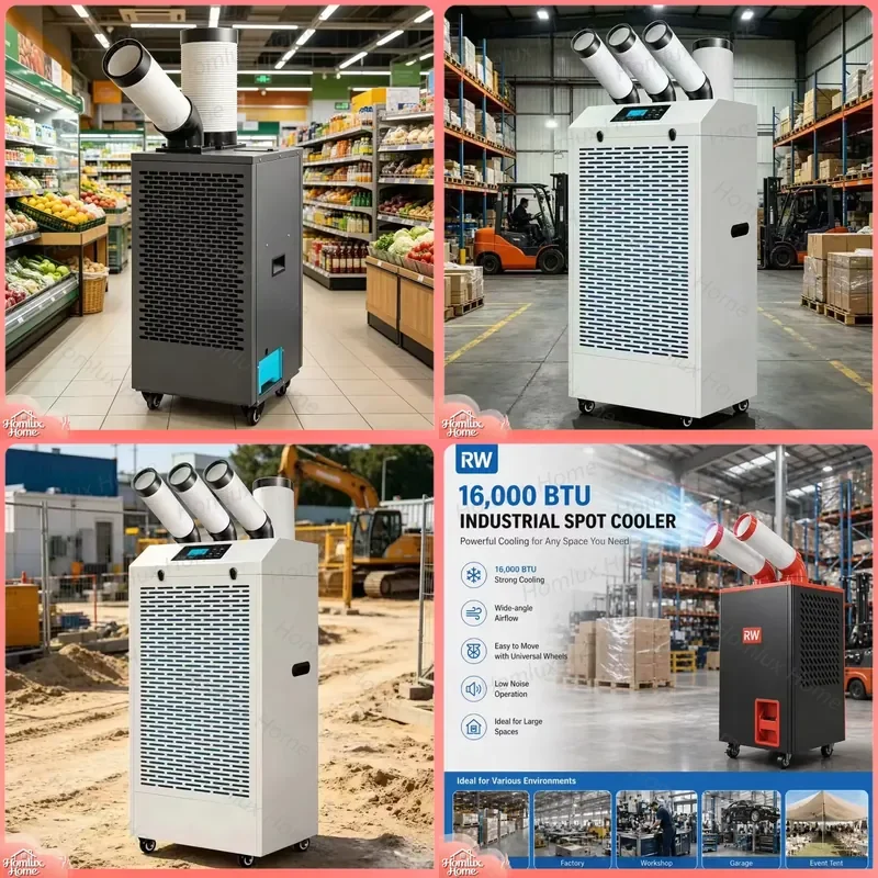 8500 BTU Commercial Portable Air Conditioner for Server Rooms Computer Rooms Data Centers Swimming Pools Offices Warehouses