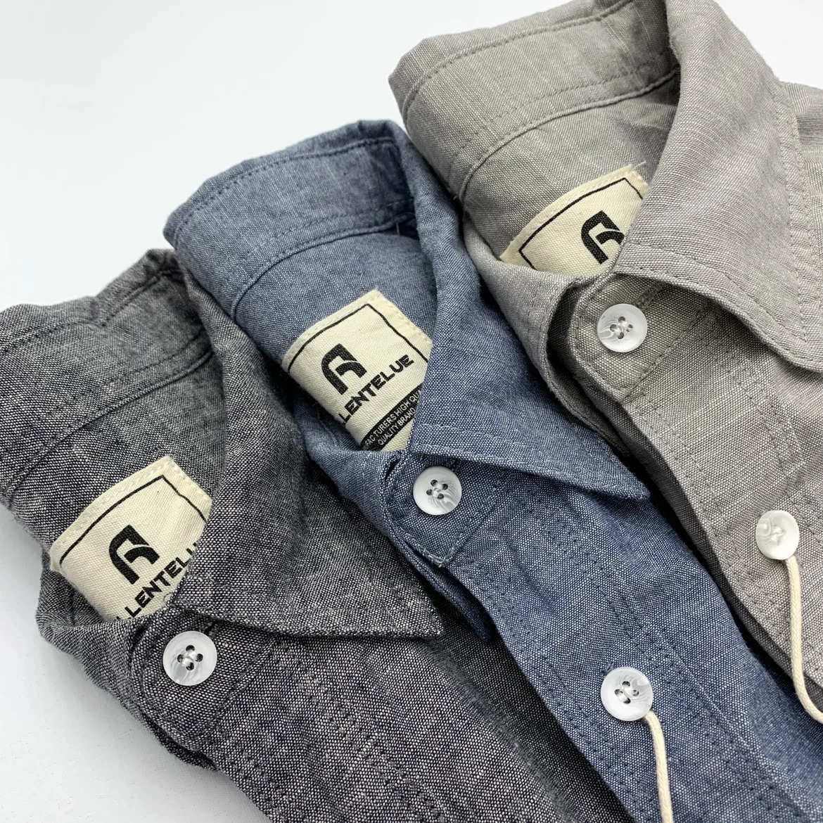 55% Linen 45% Cotton Vintage Thin Shirts for Men Spring Summer Long Sleeve Casual Loose Blouse Y2k Male Simple Workwear Tops