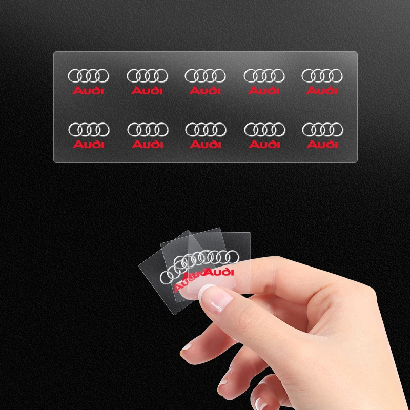 Car Interior Sticker Central control Decals Emblem Badge for Audi sline A4 B7 B8 B9 A3 8P 8V 8L A5 A6 C6 C5 C7 4F A1 A7 A8 Q2 Q3