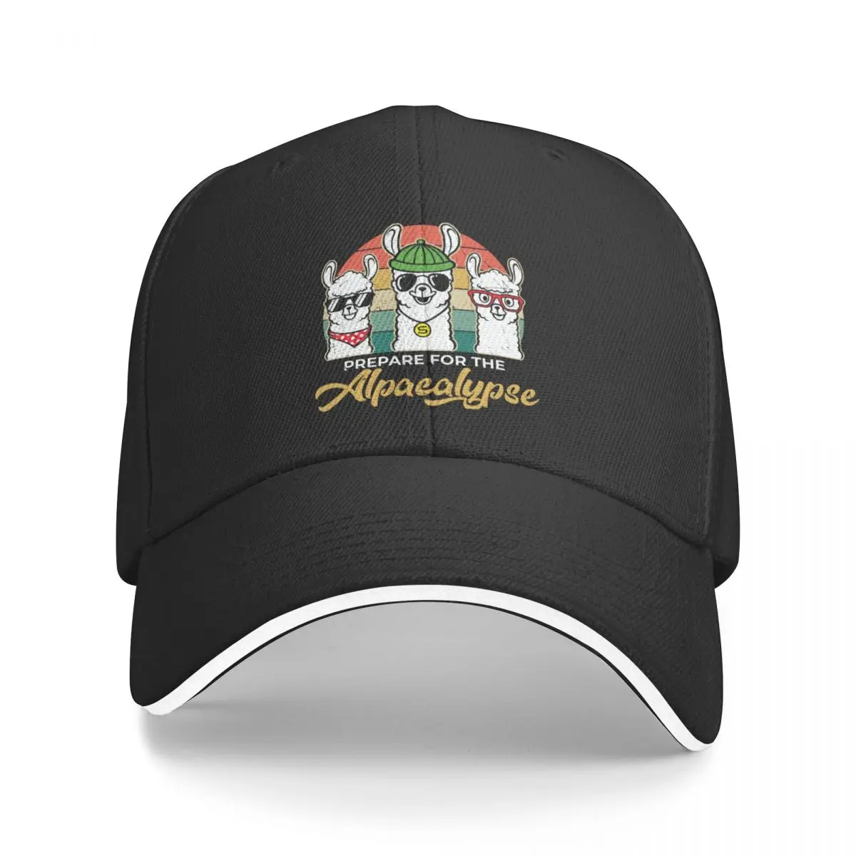 Prepare for the Alpacalypse, Funny Alpaca Bucket Hat Baseball Cap trucker hats baseball cap men Women's
