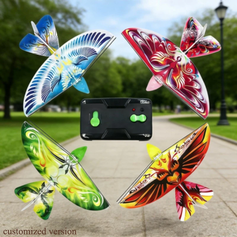 

Радиоуправляемый дрон-птица с машущими крыльями, умная перезаряжаемая игрушка-орнитоптер, простая в управлении механическая птица для детских игр на улице и в подарок