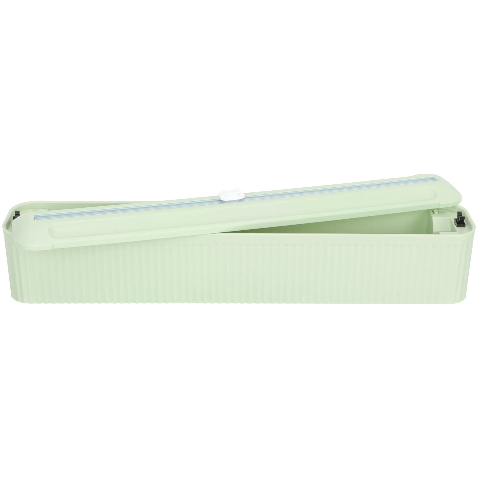 Dispensador Magnético de Plástico para Envolver Alimentos, Caja Cortadora de Film Transparente, Cortador de Film Transparente para Cocina, Soporte de Almacenamiento de Alimentos, Dispensador de Papel de Aluminio