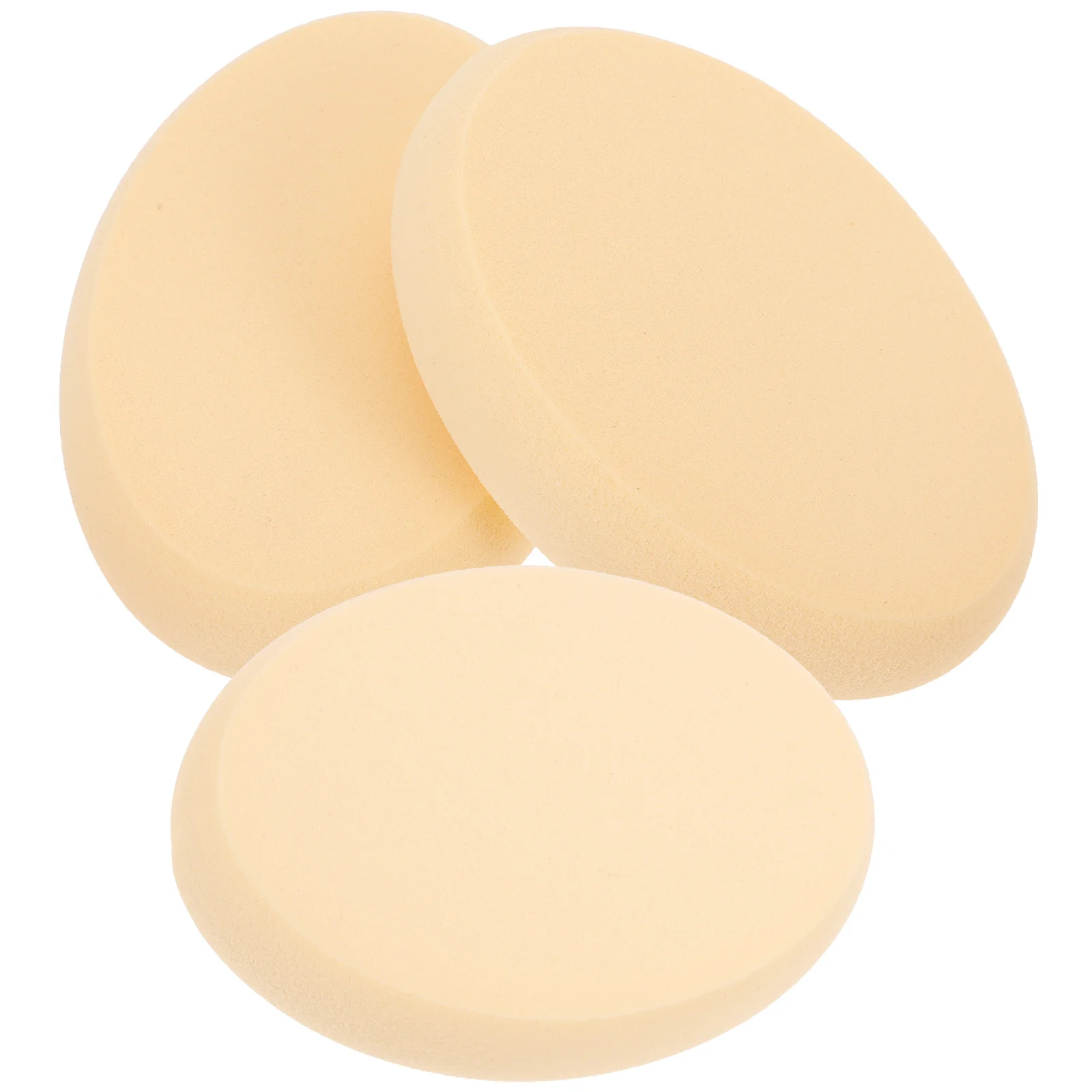 3pcs Oval Makeup For Foundation Blusher Powder Smooth Skin-Friendly Multipurpose Tools Beauty Puff Set