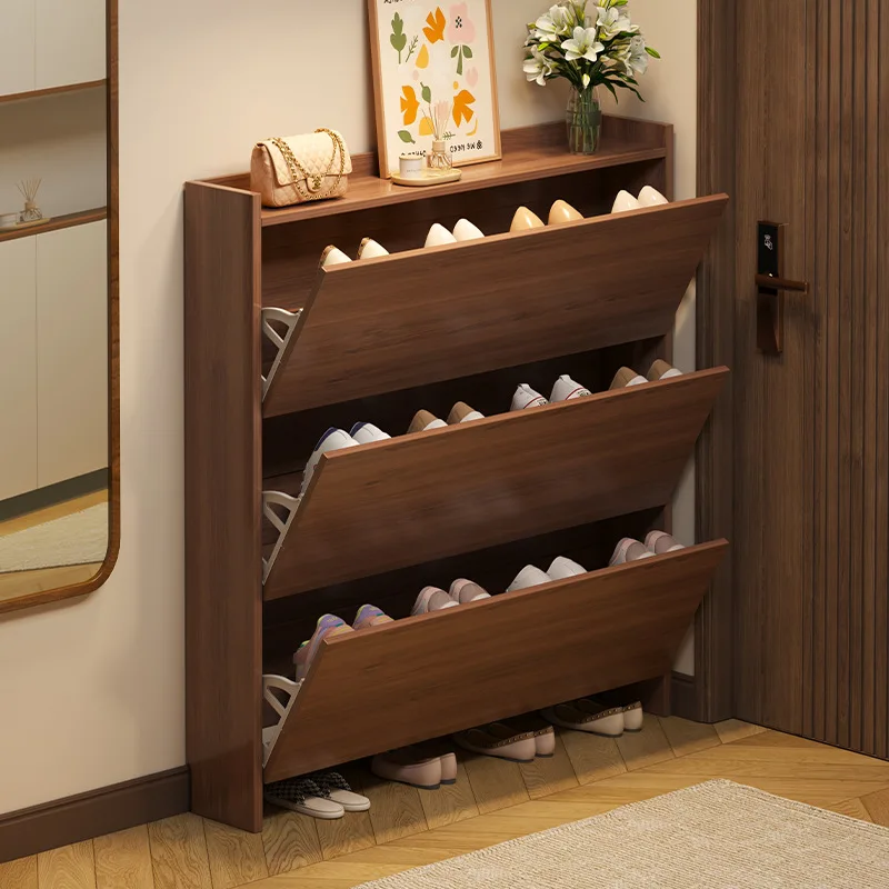 Auvent gabinetes de zapatos modernos, organizadores de almacenamiento en habitación para el hogar, gabinetes de zapatos, muebles de madera para dormitorio, Bei Schuhkartons MHXG