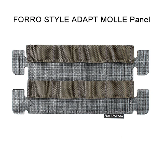 

PEW Tactical FORRO STYLE ADAPT MOLLE Panel DOPE Front Flap AIRSOFT Adapt MOLLE Panel Front Panel FCPC FCSK Camo