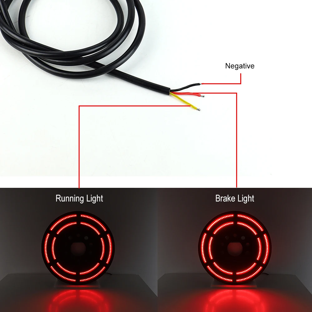 Reserverad-Bremslicht, 3. LED-Hinterradbeleuchtung, dritte Rückleuchte für Jeep Wrangler JK 2007–2018 und Wrangler JL/JLU 2018–2020