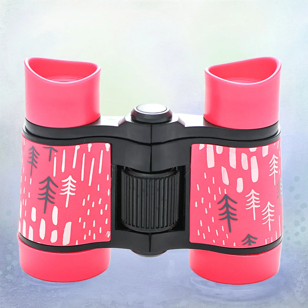 

Adorable Children Telescope Printed Non-slip Nature Watching for Kids (Pink) kids