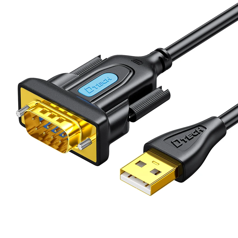 OEMリベットネジ式USB-DB9ピンRS232ケーブル 0.5M～5M 24AWG 8MM DC5V USB-DB9 RS232変換ケーブル PC/ラップトップ用