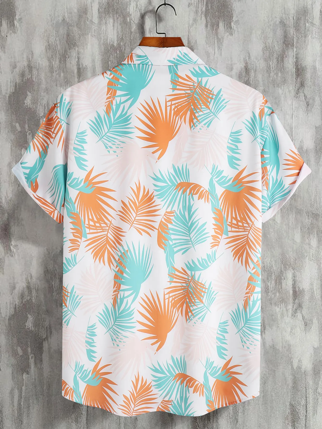 Print Shirts Men Fashion Hawaiian Shirt Short Sleeve Casual Beach Shirts  Single-Breasted Blouse Men\'s Clothing