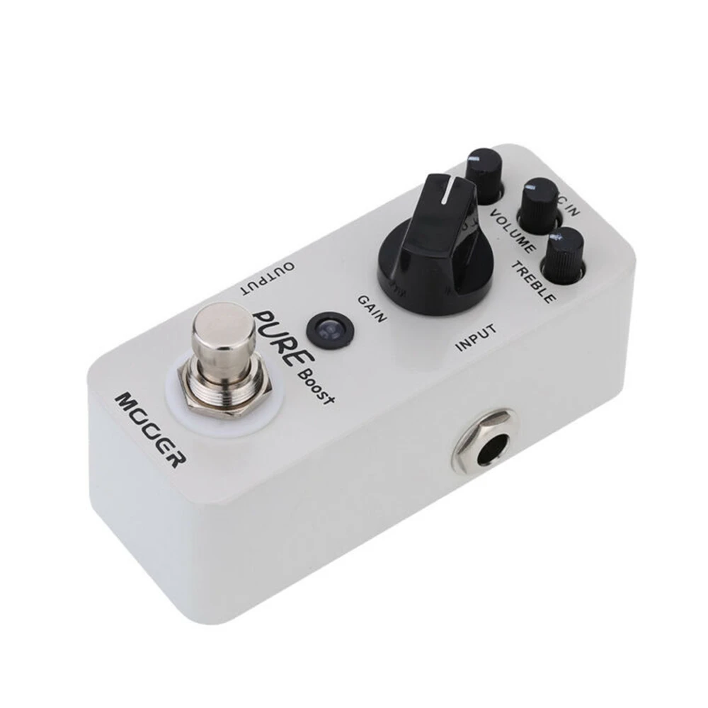 Mooer-Pedal de efecto de guitarra MBT2 Pure Boost, Mini Pedal de refuerzo limpio, True Bypass, carcasa de Metal, piezas y accesorios de guitarra