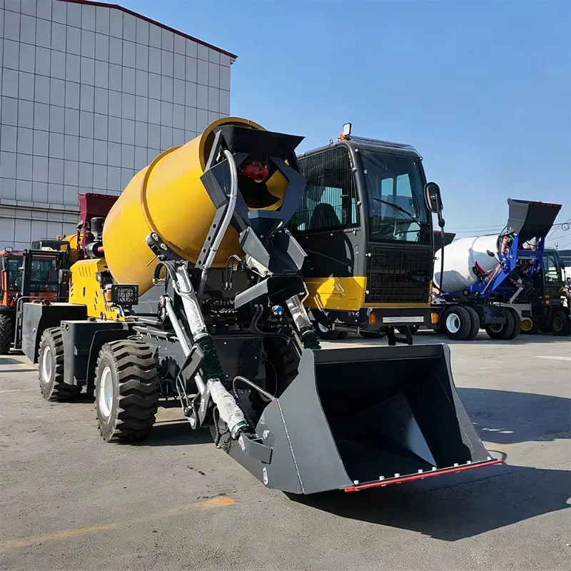 New Generation Fuel Self Loading Concrete Mixer Truck with High Efficiency Engine & Pump for Construction Use