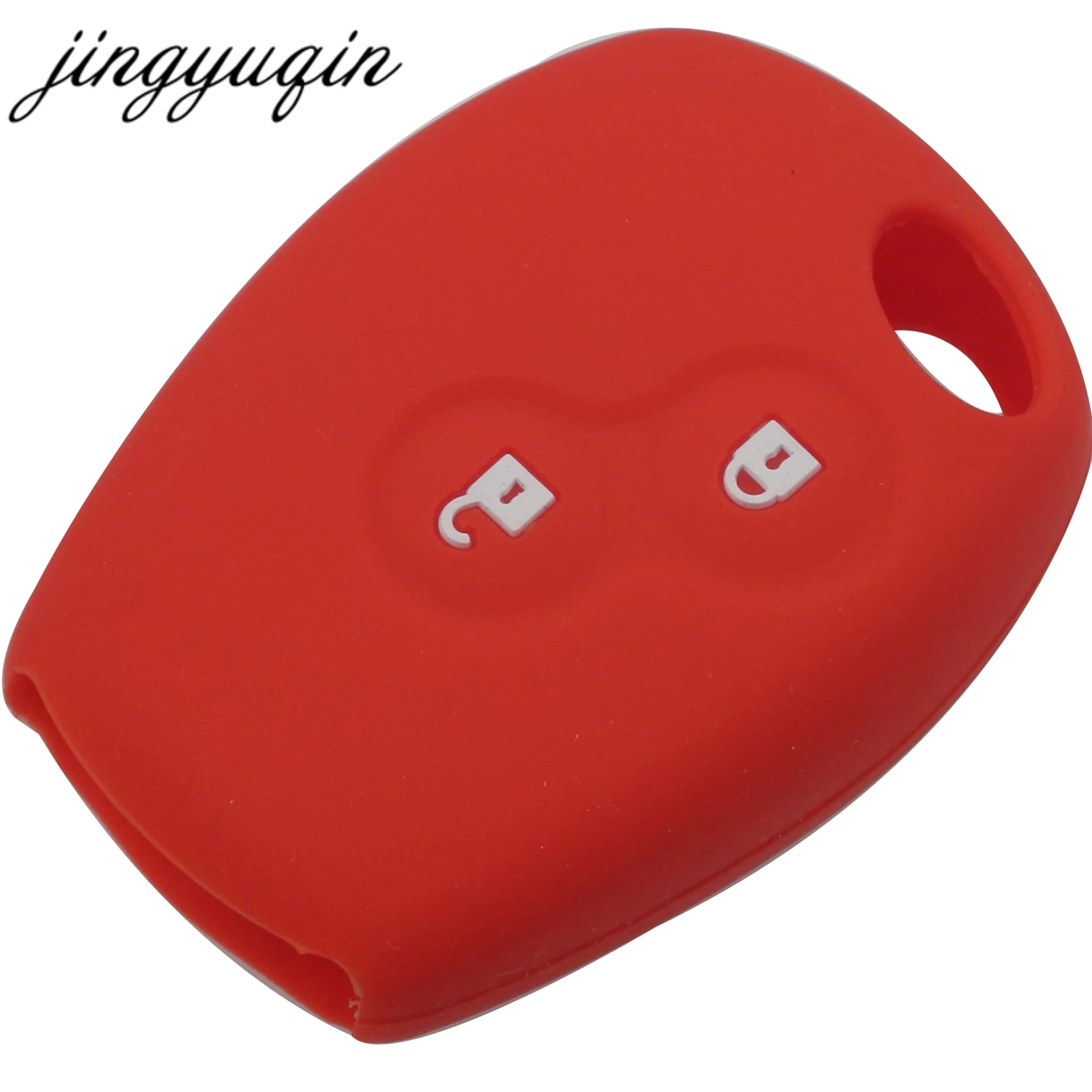 jingyuqin Silicone Key Case For Renault Megane Modus Laguna Duster Logan DACIA Sandero Fluence Clio Kango for Niaan Almera Opel