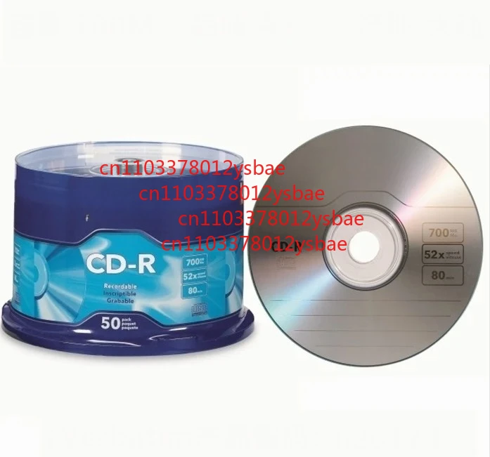 FOR Verbatim CD-R Disc Blank Silver CD Disk CDR Discs 80min 700MB 52X 50Pack