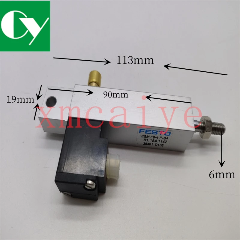61.184.1142 Cylinder Valve For SM102 CD102 Offset Printing Machine Solenoid Valve ESM-10-4-P-SA Straight Head