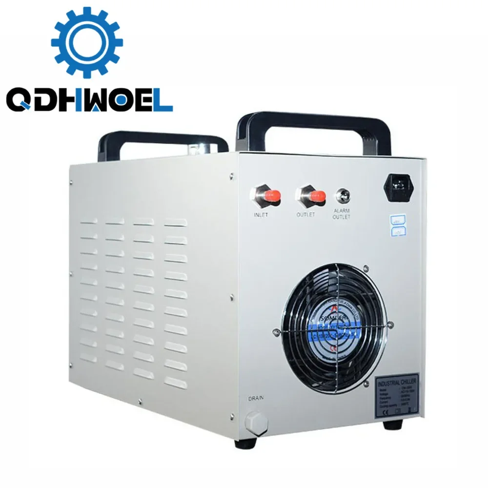 QDHWOEL CW-3000AG Co2 Laser Water Chiller for Cooling A Single 80W Laser Tube