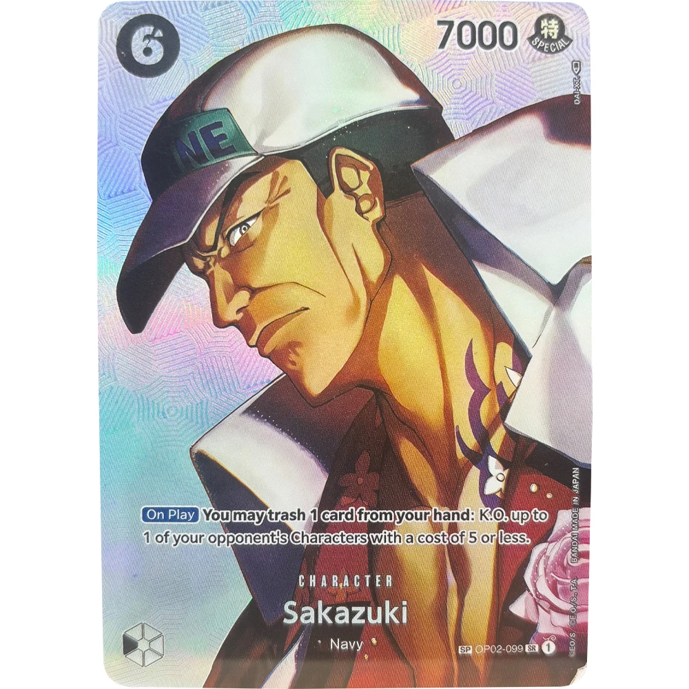 ONE PIECE Collection Cards Edward.Newgate Magellan Boa Hancock Sakazuki EN DIY High Quality Self Made Game Anime Cards Gift Toy view 6