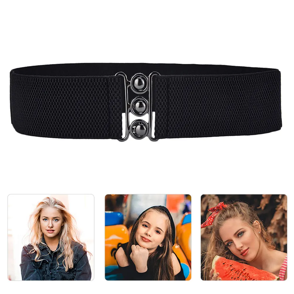 1 قطعة حزام مطاط واسع حزام الزخرفية حزام للنساء فستان السراويل الجينز الجوارب حزام خصر حزام الخصر النساء الخصر الفرقة