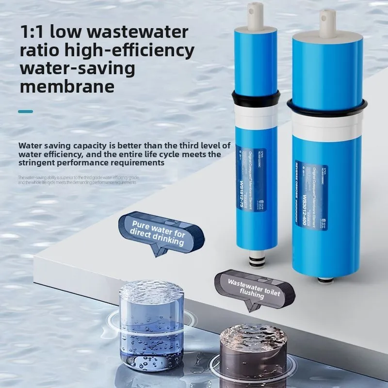75 GPD RO Membrane 95% Rejection Rate Filter for Under Sink Purifier
