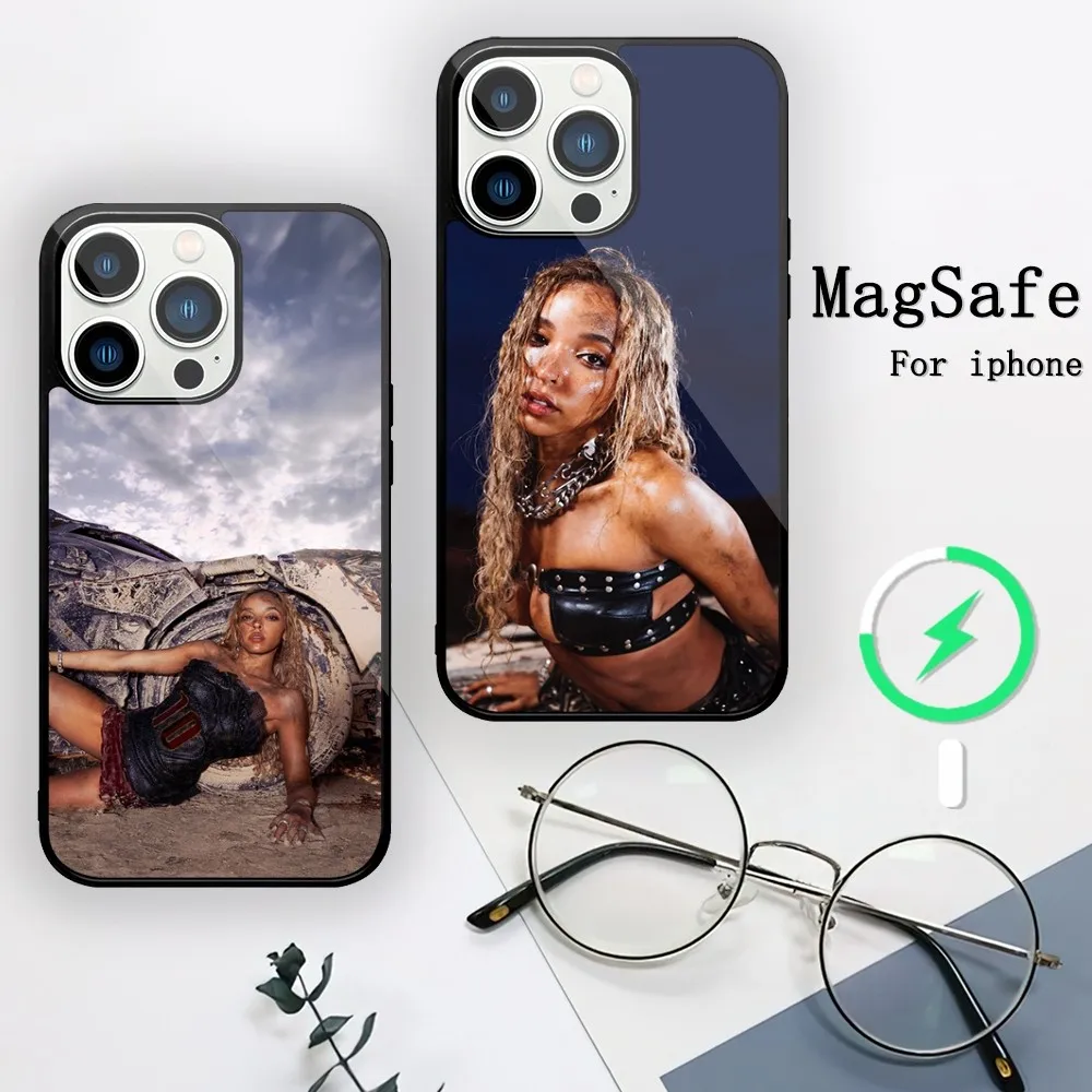 Singer T-Tinashe Quantum Baby Phone Case For iPhone 11 12 13 14 15 Mini Pro XS Max X S Plus XR Magnetic Attraction Shell