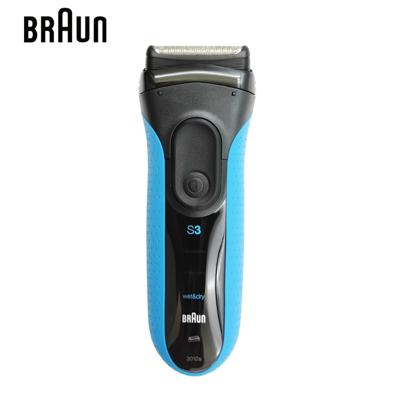 Braun Series 3 3010S Electric Shaver 3 Floating Head Rechargeable Electric Razor Wet Dry Foil Shaver For Men Fast Charging