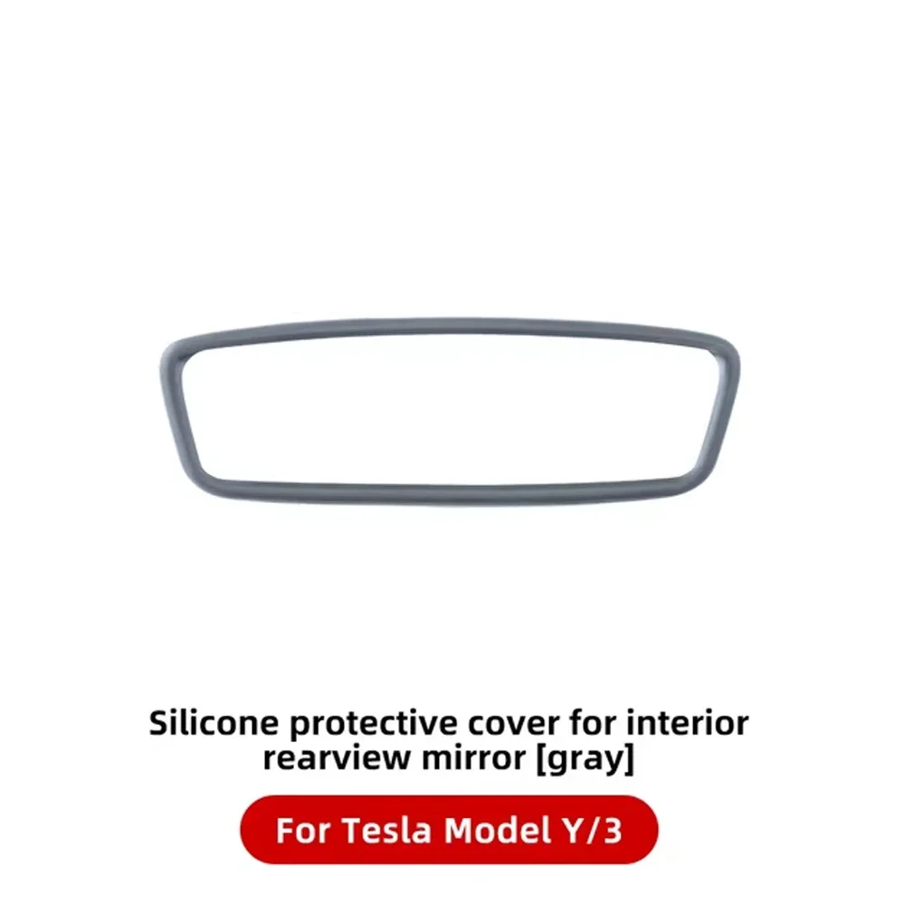Für Tesla Modell Y Rückspiegel Schutz Rahmen Silikon Rückspiegel Abdeckung Hülse Tesla Nicht-Slip Dekoration Zubehör – Detail 9