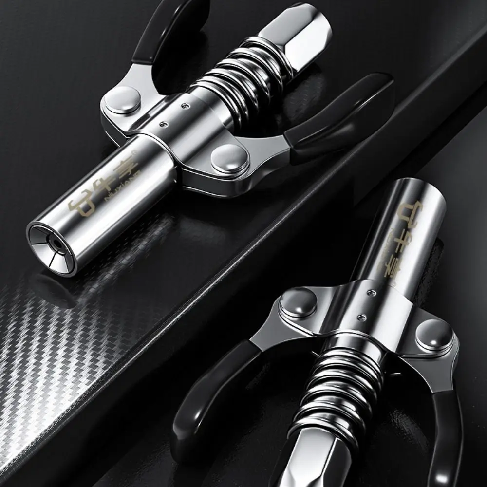 

Universal Double Handle Grease Tool Coupler Leak-Free Quick Release Grease Nozzle Steel Self-locking Grease Tip Tool Automobile