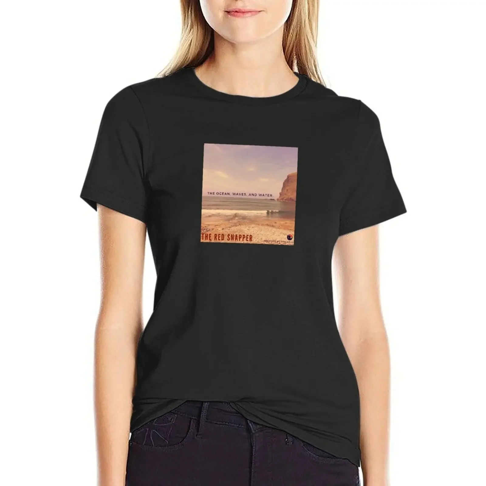 

The Ocean, Waves, And Water T-Shirt cute tops Short sleeve tee vintage clothes Women t-shirts