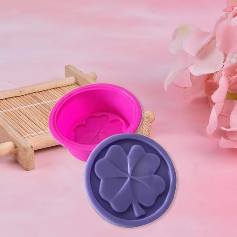 Random Color 3D Handmade DIY Silicone Mold Soap Mold Fondant Cake Decorating Tools Soap Making