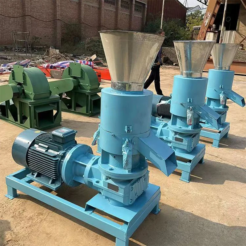 Small Wood Chip Biomass Pellet Machine Straw Sawdust Pellet Machine Multifunctional Wood Chip Fuel Pelletizing Equipment