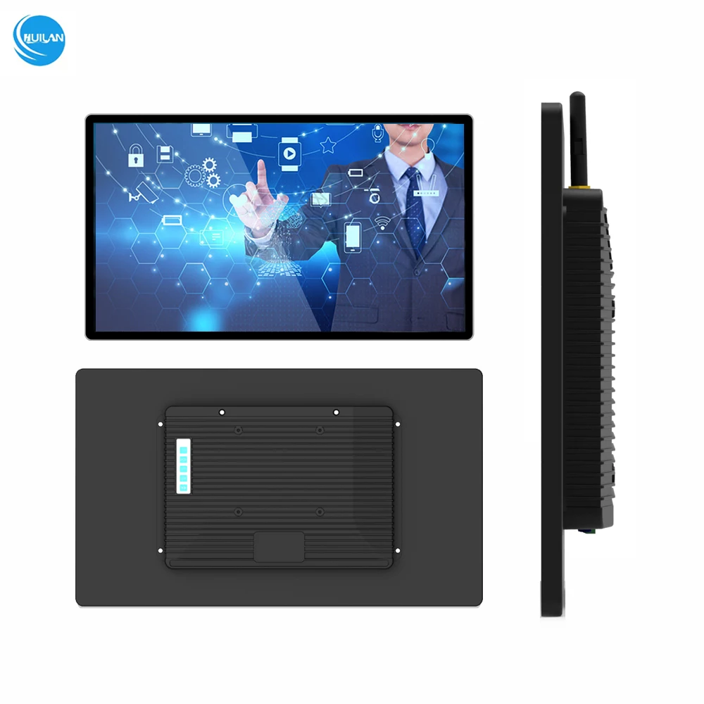 

21.5 Inch High Projected Capacitive Touch Screen Industrial Monitor 16/9 Aspect Ratio HD Advertising Display Full Flat Monitor