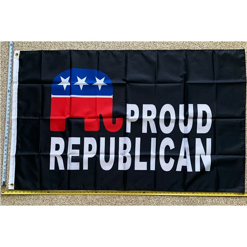 Republican Flag FREE SHIPPING Proud Republican B D Trump Desantis USA Sign 3x5' yhx0247