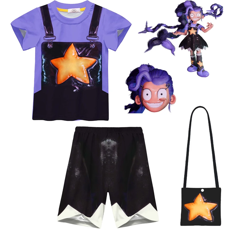 

Horror Game Play Time Lily Cosplay Kids T-shirt & Sport Shorts 2pcs Set Baby Girls Clothing Sets Boys Short Sleeve Sportswear