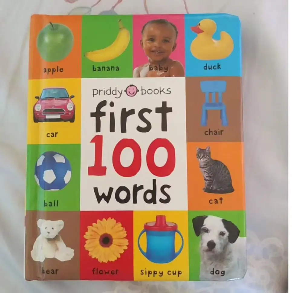 first 100 words of English enlightenment cognition for children aged 0-3 years old high-quality