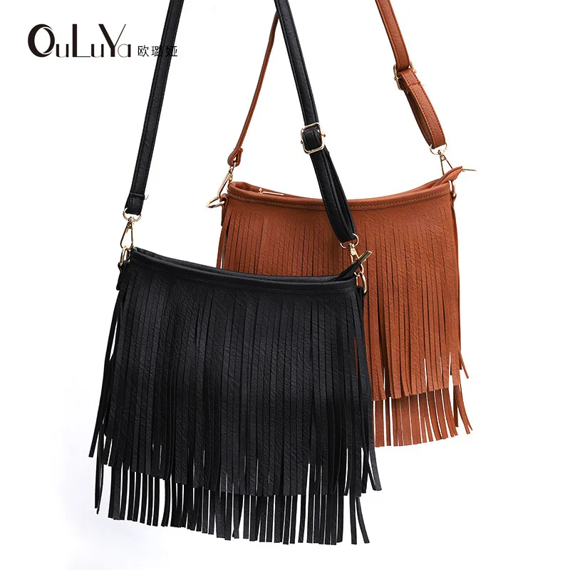 

2025 new European and American simple soft leather bag shoulder cross-body women's bag wholesale price