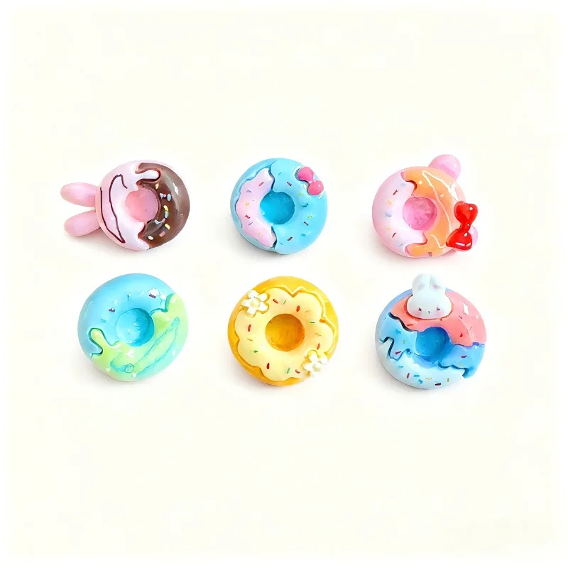 20pcs Donut Push Pins for Cork Board Cute Resin Decorative Thumb Tacks Colorful Bulletin Board Pins for DIY Home Office Decor