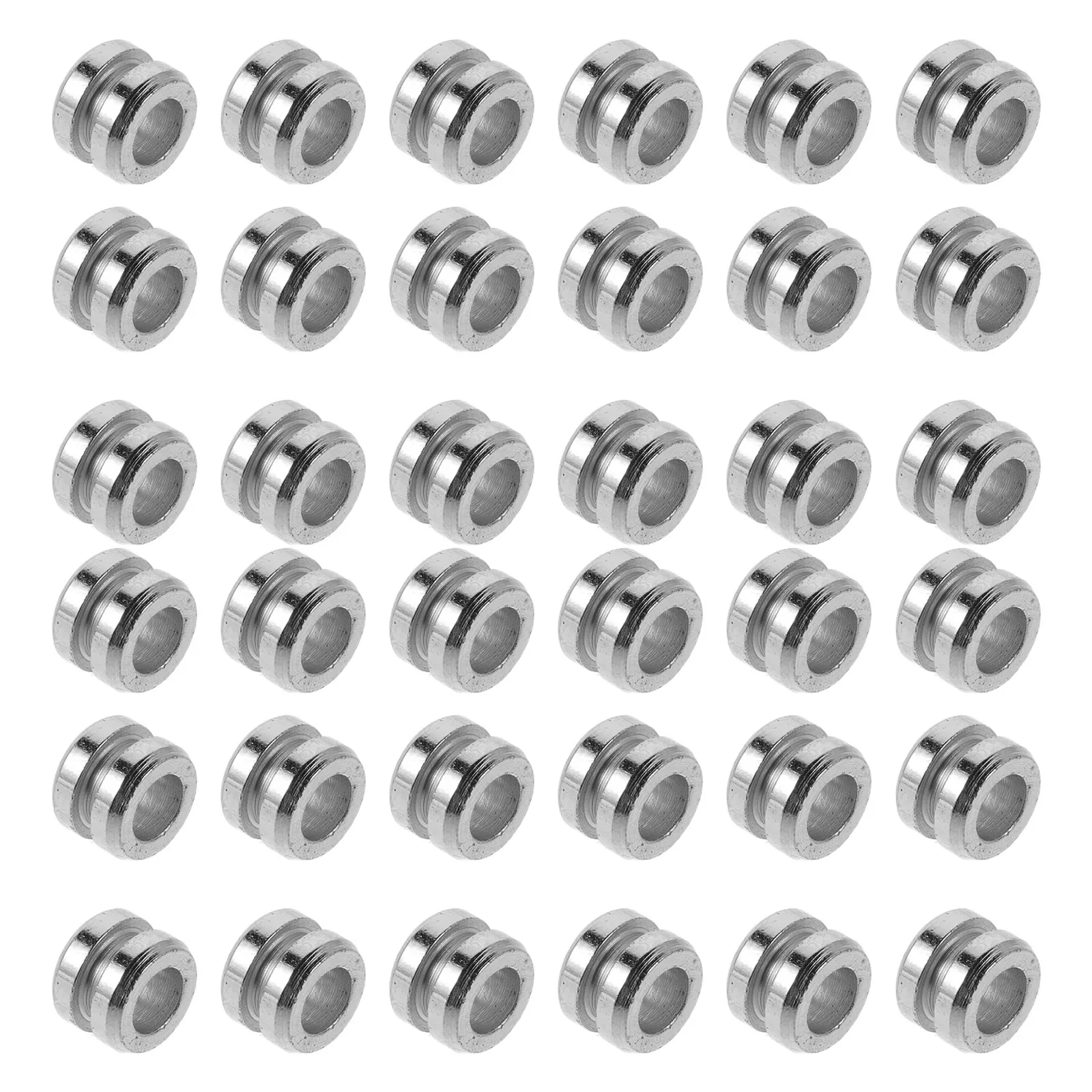 50Pcs Acoustic Guitar String Beads Metal Ball End Components Smooth Finish Folk Guitar Tailpiece Accessories String Refitting