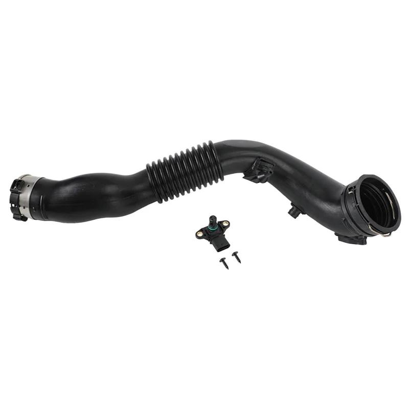 13717604033 Car Intake Hose Intercooler to Throttle Housing with Valve for-BMW F20 F21 F30 F34 F33 X3 F35 X4