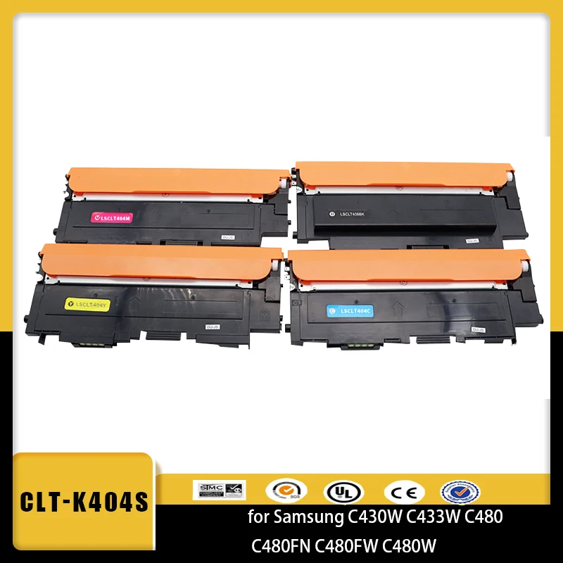 

CLT-K404S k404s k404 CLT-M404S M404S clt-404s CLT-Y404S 404S toner cartridge for Samsung C430W C433W C480 C480FN C480FW C480W