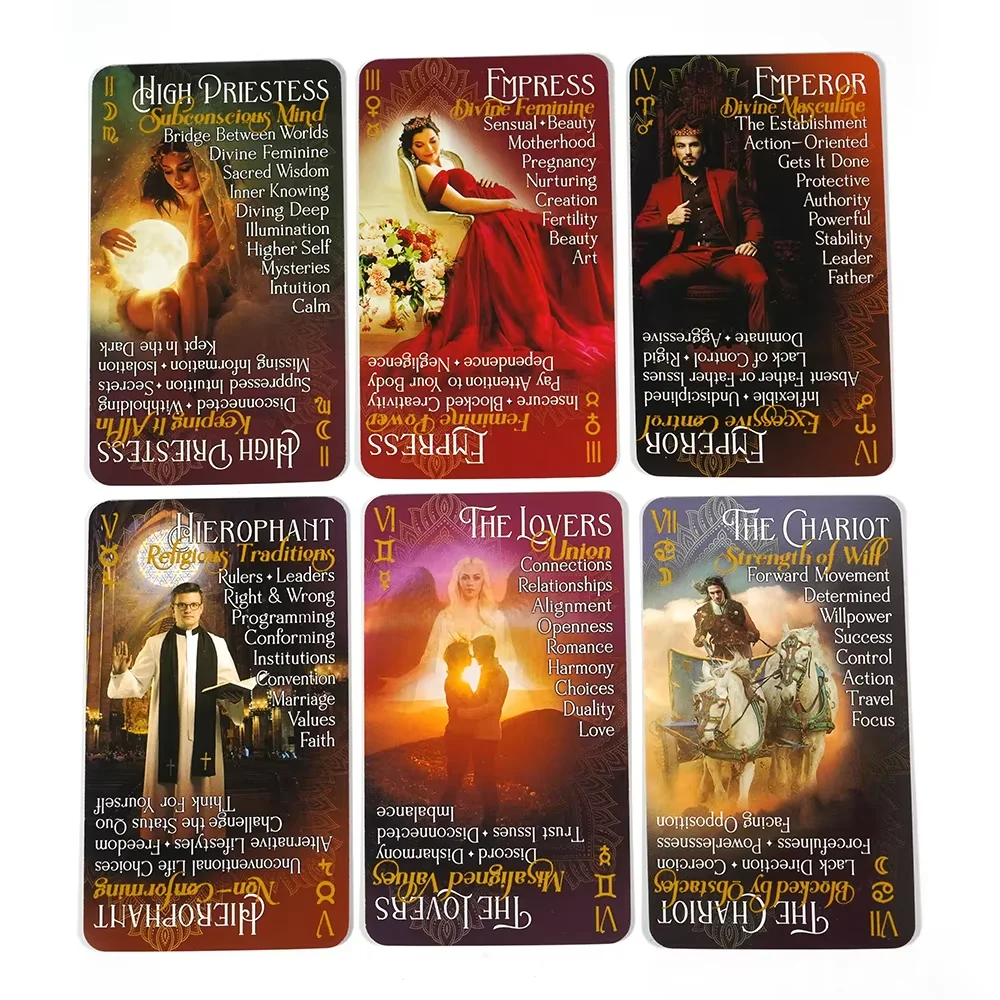 iN2IT Tarot Deck with Keywords - Board Game Ranking ulasan dan harga