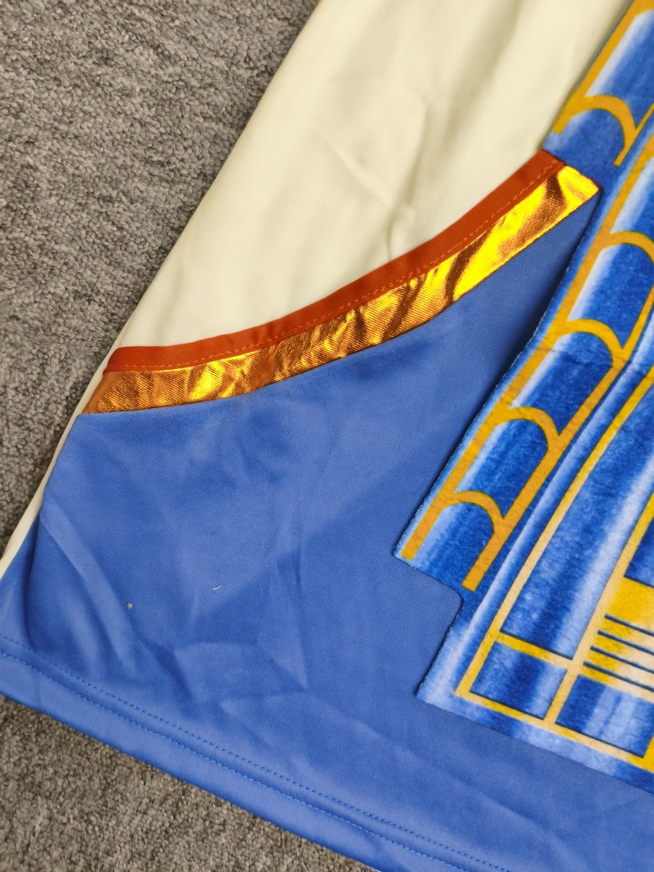 Kids Ancient Egyptian Pharaoh Costume Striped Nemes Headdress Decorative Collar Tunic Outfit - view 5