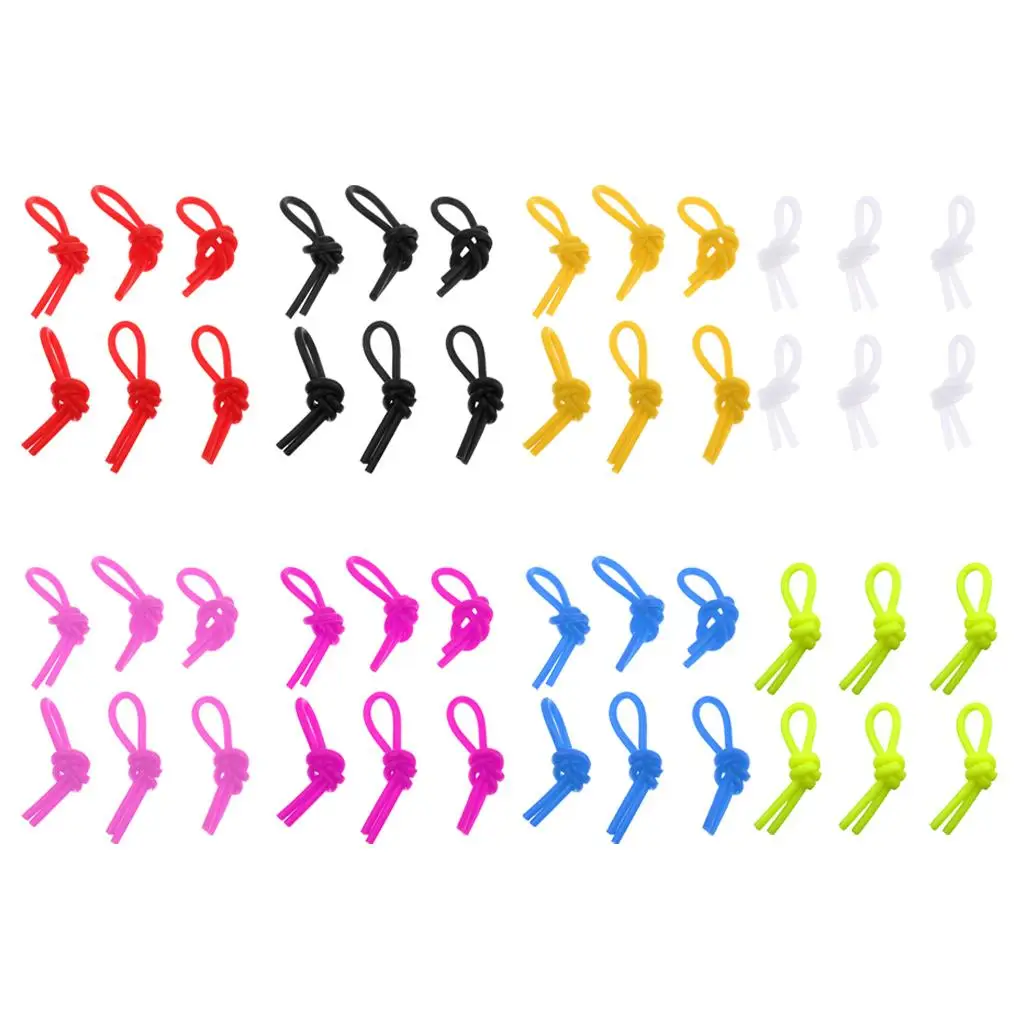 Racquet Absorber Silicone Strip Flexible Knot Anti Vibration Design for Tennis Racquet Stability Multicolor