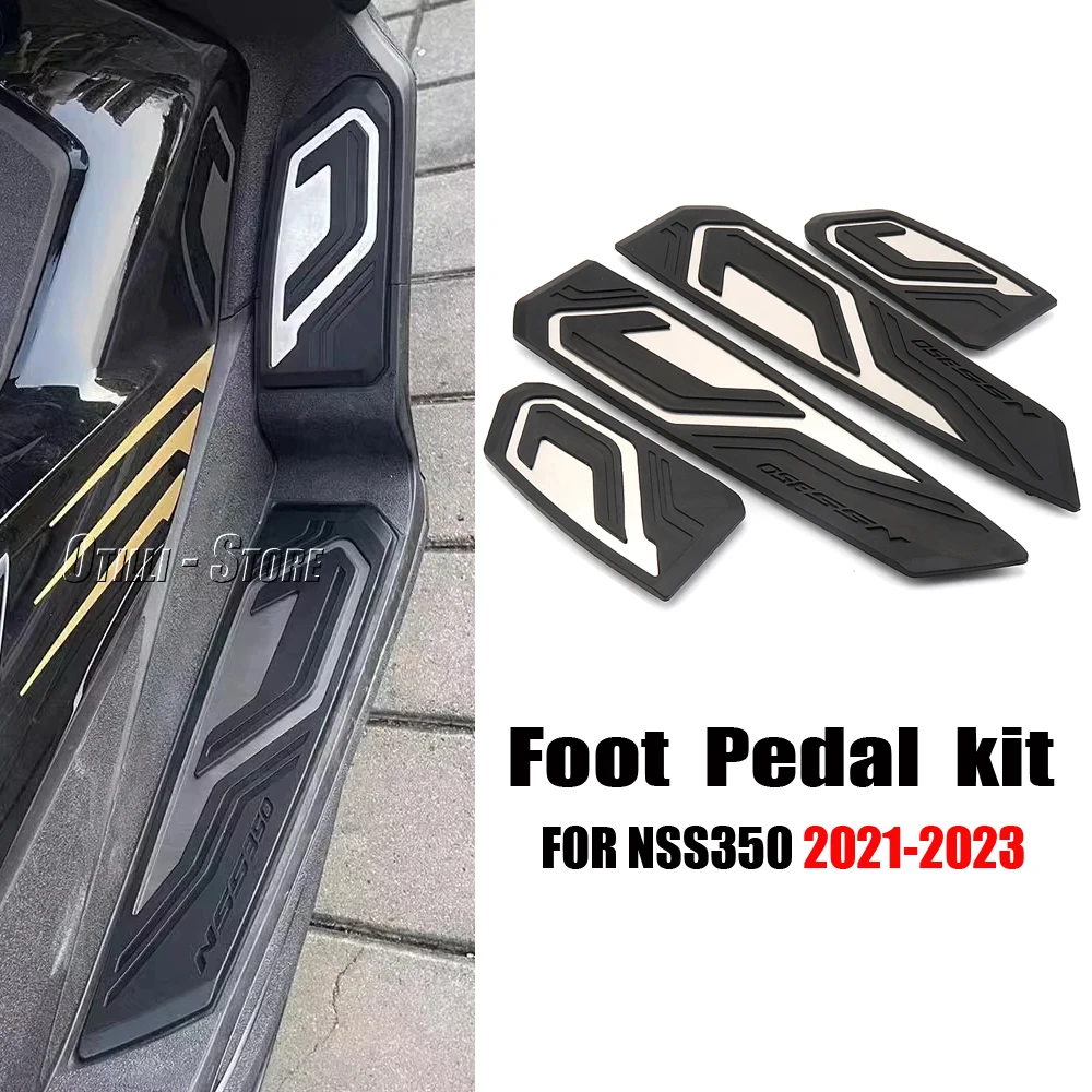 

With Logo Motorcycle Highway Driver Foot Pegs Footrest pedals Foot Rests For Honda Nss350 Nss 350 NSS350 NSS 350 2021 2022 2023