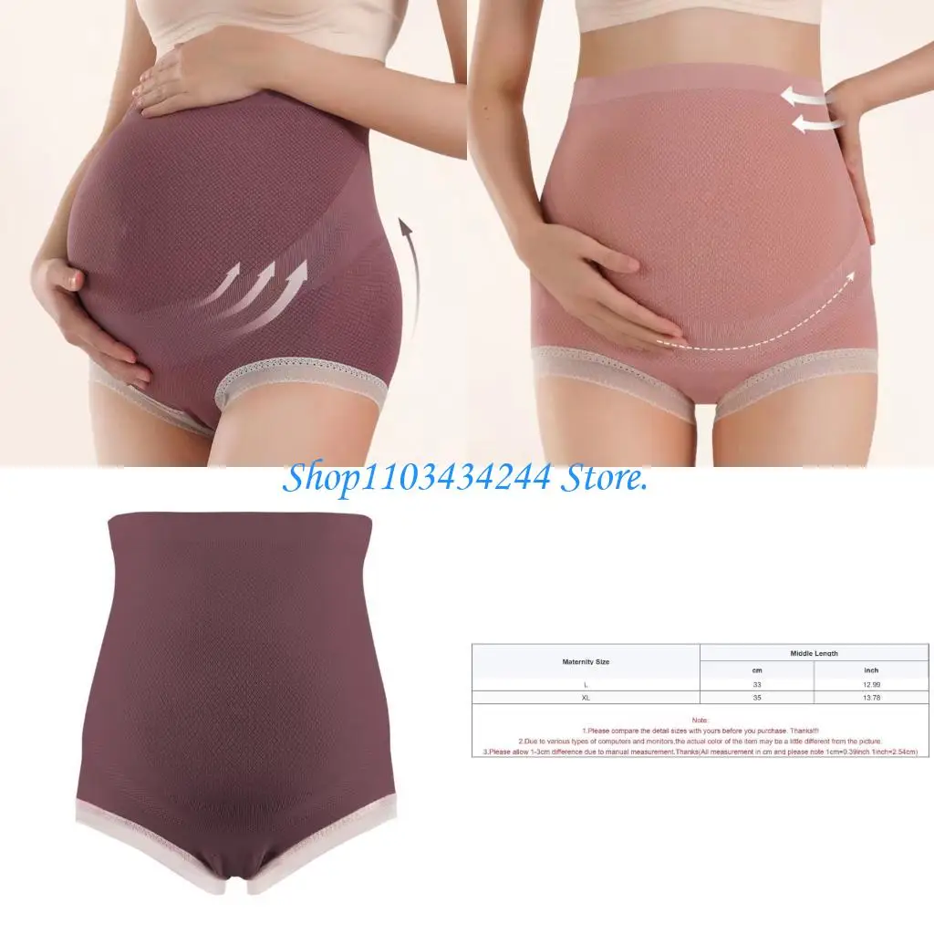 

High Elastic Pregnancy Panties Smooth Seamless Design Moisture Wicking Fabric For Daily Maternity Wear Comfort
