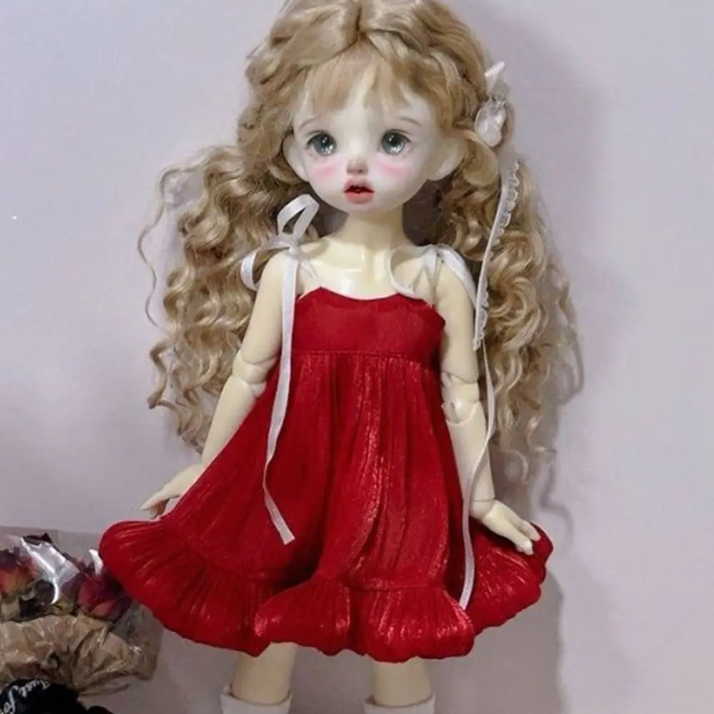 1/6 BJD 인형 캐주얼 의류 인형 우아한 드레스 DIY 액세서리 인형 수제 옷 내구성 진주빛 인형 공주 옷