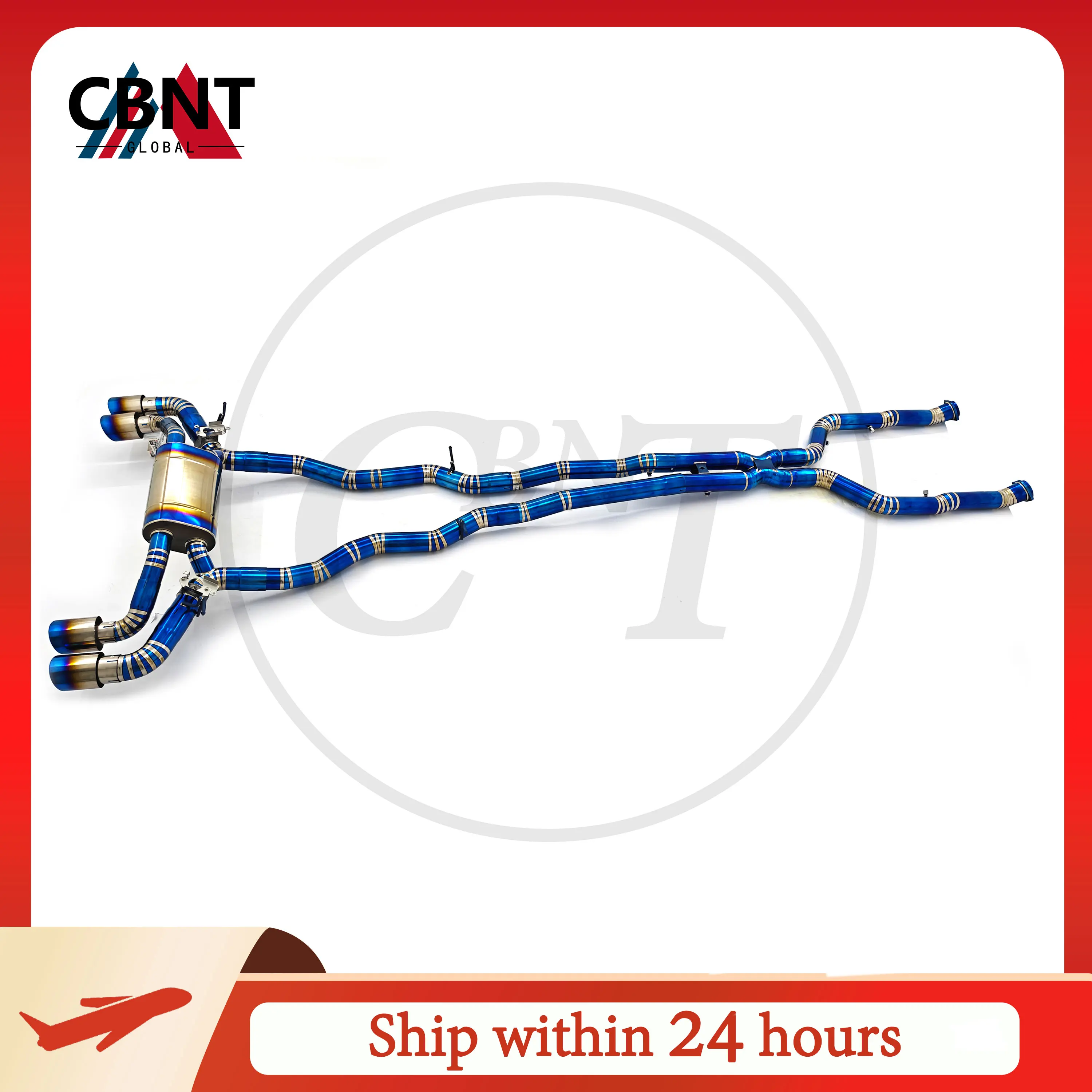 

CBNT G90 M5 Valvetronic Exhaust High Performance Titanium for BMW M5 G90 G99 S68 4.4TT V8 Valved Catback Exhaust System Muffler