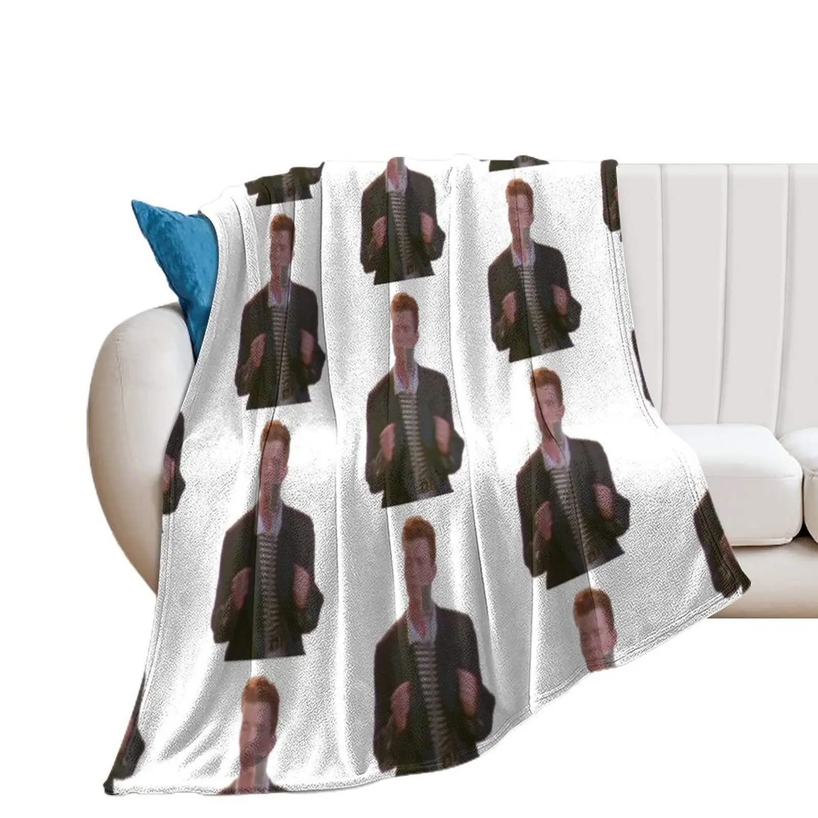 

Rick Astley Rick Roll Never Give You Up Throw Blanket Thin Heavy Blankets