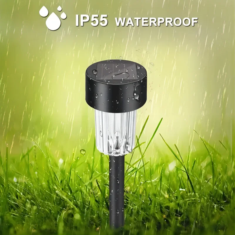 Luces solares de jardín impermeables para exteriores, LED IP65 luz solar jardin exterior para paisaje, camino, Patio, luz decorativa de jardín,